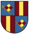 Wappen der ehemaligen Gemeinde Hohenstadt, heute Ahorn (in abweichender Tingierung)