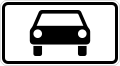 Zusatzzeichen 1010-50 Kraftwagen und sonstige mehrspurige Fahrzeuge; neues Zusatzzeichen