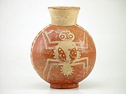A ceramic depicting a spider from around 300 CE