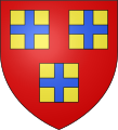 Coat of arms of the Fontois (or Fontoy) family, probably vassals of the lords of the same name.