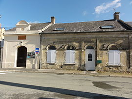 The town hall of Bucy-lès-Cerny