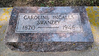 Carrie Ingalls Swanzey gravesite, De Smet Cemetery, South Dakota