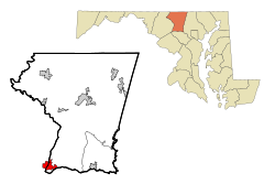 Location in Carroll County