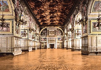 The Ballroom was created by King Henry II beginning in 1552