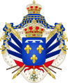 Das Wappen Frankreichs während der Julimonarchie von 1830 bis 1848