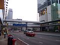 Connaught Road, looking west in January 2006 (1IFC on the right)