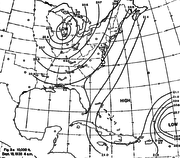 The strengthening of the subtropical ridge over Bermuda steers the hurricane west, while an extratropical low forms over the Great Lakes on September 18
