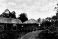 Erster Bahnhof der North Borneo Railway