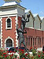 Image 8Statue in Fremantle of an Australian rules footballer taking a spectacular mark (from Culture of Australia)