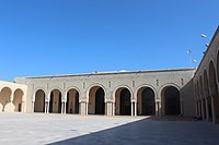 Courtyard of the mosque, looking south towards the prayer hall