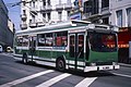 Noch in den 1980er Jahren exis­tierten im franzö­sischen Saint-Étienne Sonder­kenn­zeichen in der Form STAS (Be­treiber) + TR (Kürzel für Trolley­bus) + Betriebs­nummer