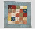 Chinese patchwork of Woven Textiles, medium: silk and metallic thread, 13th–14th century, Yuan - early Ming dynasty.[19]