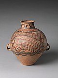 Jar; 2650–2350 BC; earthenware with painted decoration; height: 34 cm; Metropolitan Museum of Art (New York City)