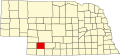 State map highlighting Hayes County