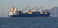 January 18th Containership Zrin in San Francisco Bay,