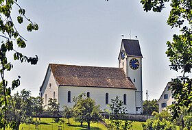 Die Kirche von Oetwil a.S.