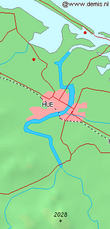 Karte des Sông Hương
