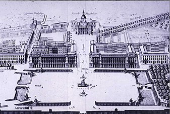 Design for the Place Louis XV by Ange-Jacques Gabriel (1758)