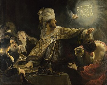 Rembrandt: Das Gastmahl des Belsazar