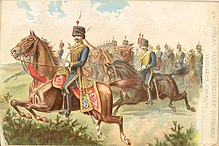 Painting of a yeomanry troop