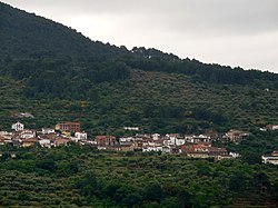 View of Santa Cruz del Valle, Ávila, Castile and León, Spain.