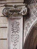 Pilaster in Strasbourg (France), being Renaissance and Louis XIV style at the same time