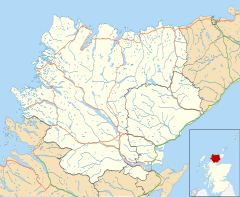 Golspie is located in Sutherland
