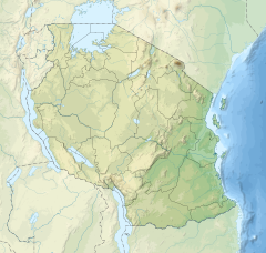 Map showing the location of Kilimanjaro National Park