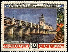 Tsimlyansk hydroelectric power plant (1953)