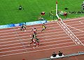 Image 30The 100 m final at the 2008 Summer Olympics (from Track and field)