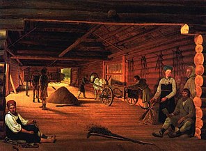 On a threshing floor (1821—1823)