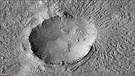 Penticton Crater, as seen by CTX camera (on Mars Reconnaissance Orbiter).