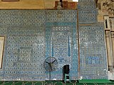 Iznik tiles in the Aqsunqur Mosque in Cairo, Egypt (1652)