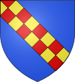 Coat of arms of the Montfort family, vassals of the dukes of Luxembourg.