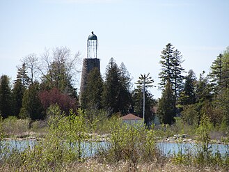 Baileys Harbor Lighthouse, the birdcage lighthouse