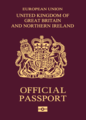 British biometric official passport