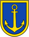 Wappen von Ibbenbüren, Nordrhein-Westfalen, mit gesenktem Anker