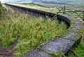 Extended parapet of Grimwith Dam, north