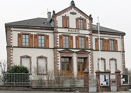 The town hall in Danne-et-Quatre-Vents