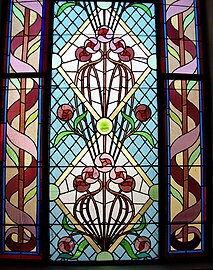 Window of the Palace of the Valencian Regional Exposition, in Valencia (1908)