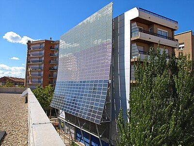 BIPV façade at MNACTEC, near Barcelona