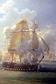 Fight of the Poursuivante against the British ship HMS Hercules, 28 June 1803