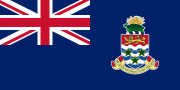 The flag of the Cayman Islands, a British Overseas Territory