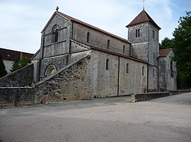 The church in Courtefontaine