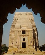 Teli ka Mandir gate with particular Rajput style arch, 8th century CE