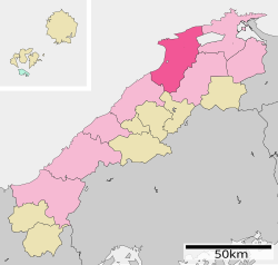 Location of Izumo