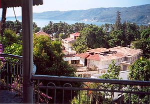 Blick auf die Bucht und auf Jacmel
