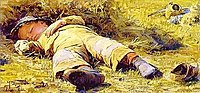 Sleeping Boy, Johan Krouthén, 1883