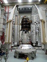 LADEE in August 2013, prior to being encapsulated into its fairing