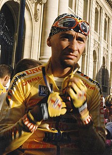 Pantani beim Giro d’Italia 1998.